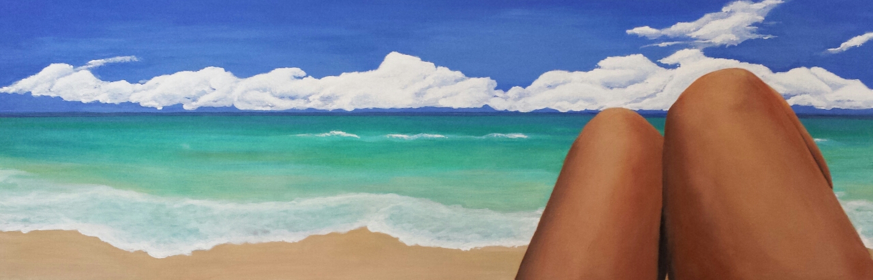 "Day at the Beach" by Marcy Ann Villafana Fine Art